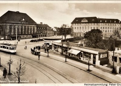 Hamm-Mitte / Bahnhof mit Verkaufspavillons