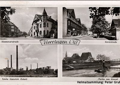 Herringen / Mehrbildkarte 1952