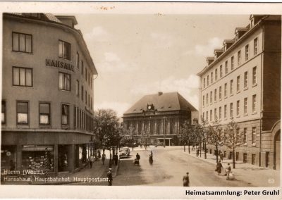 Hamm-Mitte / Hansahaus mit Hauptbahnhof und Hauptpostamt